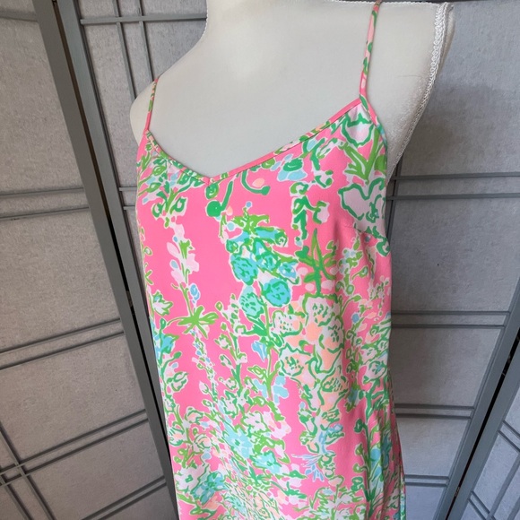 Lilly Pulitzer “Southern Charm Dusk Dress” in Flamingo Pink size small - Picture 10 of 11